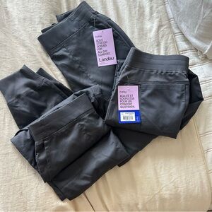 NWT Landau Gray jogger scrub pants